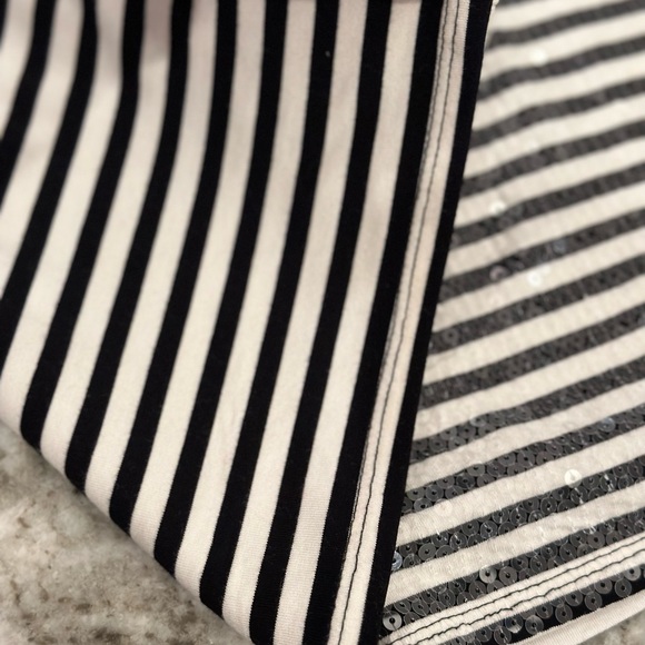 White House Black Market.  Striped Party top! - Picture 3 of 6